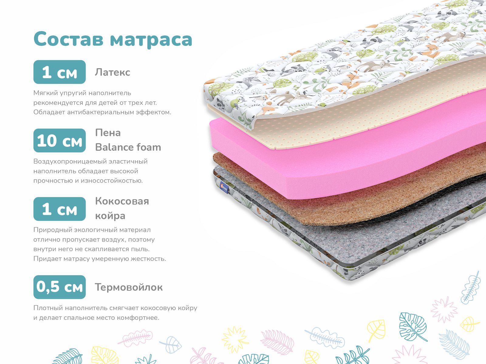 картинка Матрас Димакс Очумелкин х/б от магазина Одежда+