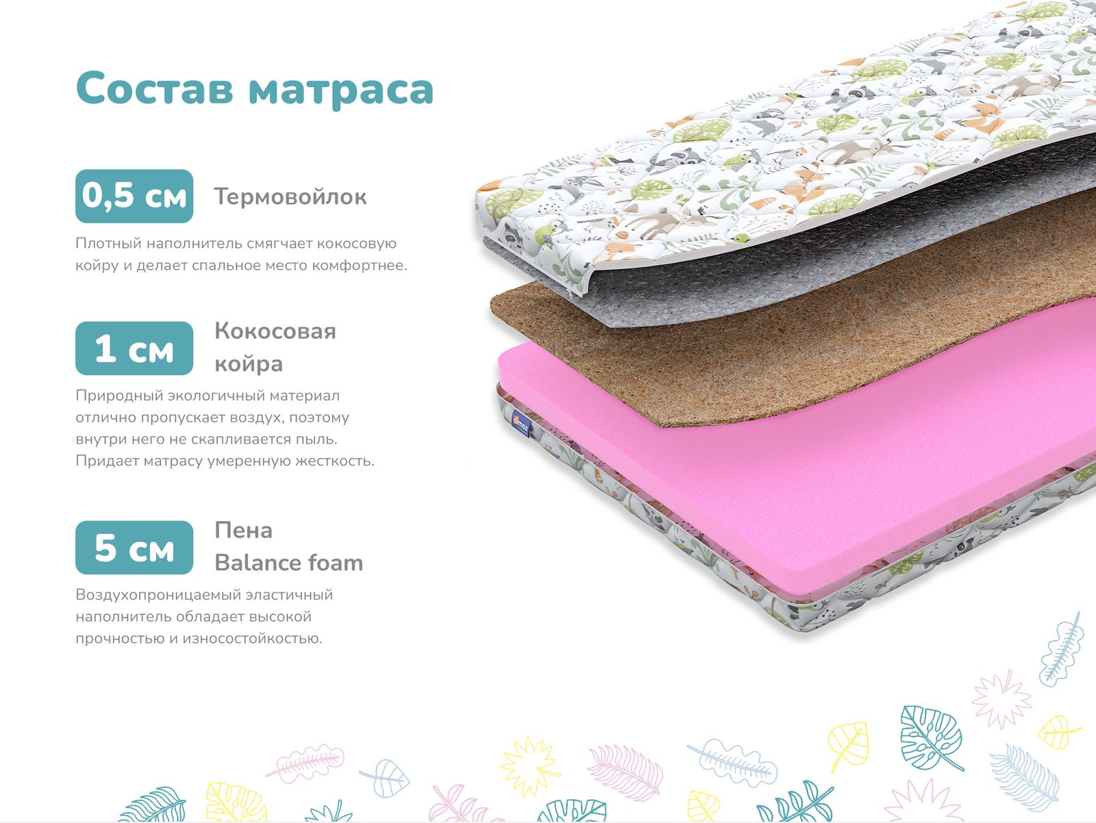 картинка Матрас Димакс Лучик х/б от магазина Одежда+